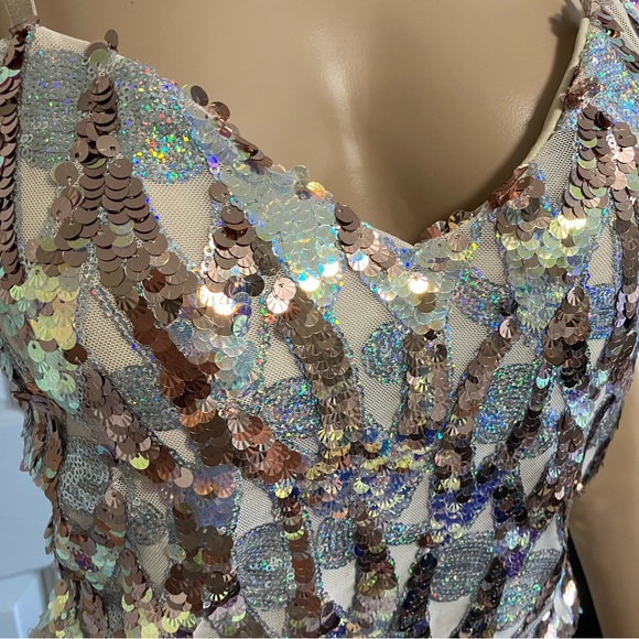 Zara | Sequin sparkly bodysuit - Picture 3 of 13